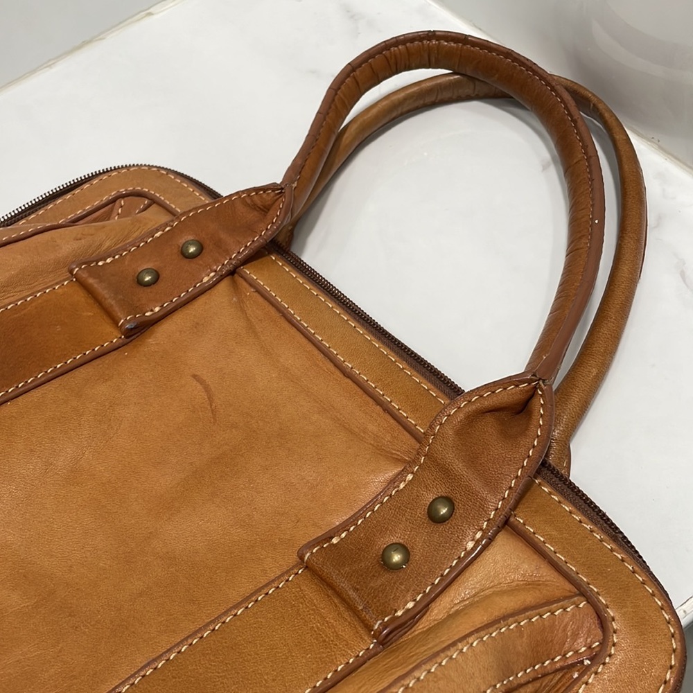 Brown Leather Handbag - Picture 12 of 13